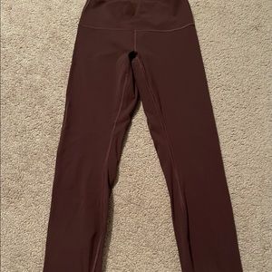 Lululemon 7/8 High Rise Wunder Under Leggings 6
